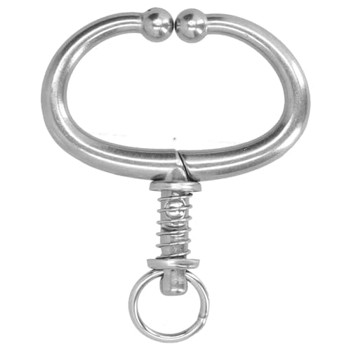 Adfaga Premium Edelstahl Rinder Nasenclip Federladelte Kuh Nase Zelle Humanes Farm Werkzeug für das Viehmanagement Silber Farbe 14x11x2cm Größe Haltbarer Rostproof Adfaga Premium Edelstahl Rinder Nasenclip Federladelte Kuh Nase Zelle Humanes Farm Werkzeug für das Viehmanagement Silber Farbe 14x11x2cm Größe Haltbarer Rostproof von Adfaga