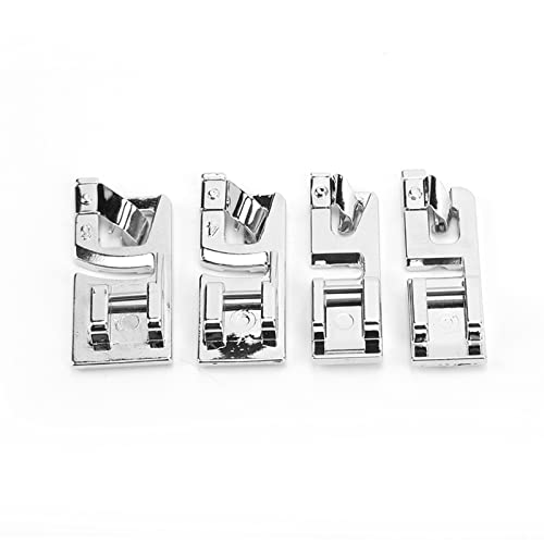 Adfaga Professioneller Rollhem -Saum -Presse -Fuß -Set 4pcs Edelstahlnähmaschinenzubehör für dünne Stoffe DIY -Saum für Wohnungsbauprojekte zu Hause Adfaga Professioneller Rollhem -Saum -Presse -Fuß -Set 4pcs Edelstahlnähmaschinenzubehör für dünne Stoffe DIY -Saum für Wohnungsbauprojekte zu Hause von Adfaga