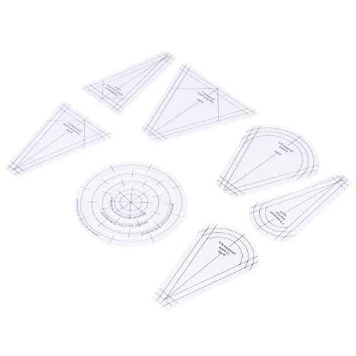 Adfaga Quilting Herrscher geformte Patch Work Template Tool Lineal DIY transparentes Acryl -Nählehrer für professionelle Schneider und Quilt -Enthusiasten 10 Stück Set Adfaga Quilting Herrscher geformte Patch Work Template Tool Lineal DIY transparentes Acryl -Nählehrer für professionelle Schneider und Quilt -Enthusiasten 10 Stück Set von Adfaga