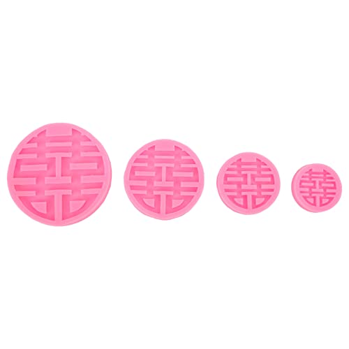 Adfaga Silicon Doppel Glücksform Nahrung NICHT BEISE DIY Kuchen Dekorieren Seife Schokoladengelee Eiswürfel Backform Set von 4 Adfaga Silicon Doppel Glücksform Nahrung NICHT BEISE DIY Kuchen Dekorieren Seife Schokoladengelee Eiswürfel Backform Set von 4 von Adfaga