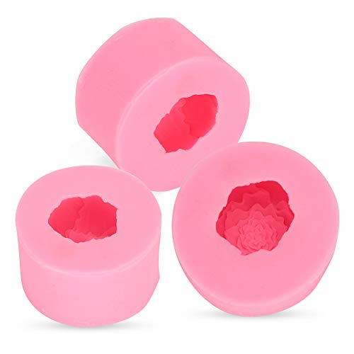 Adfaga Silikonform Schokoladenform Kerze Schimmel Schöne charakteristische runde Blütenform DIY -Werkzeug zum Backen von Kochkochen 3pcs wiederverwendbares Nicht -Stick flexibler Adfaga Silikonform Schokoladenform Kerze Schimmel Schöne charakteristische runde Blütenform DIY -Werkzeug zum Backen von Kochkochen 3pcs wiederverwendbares Nicht -Stick flexibler von Adfaga