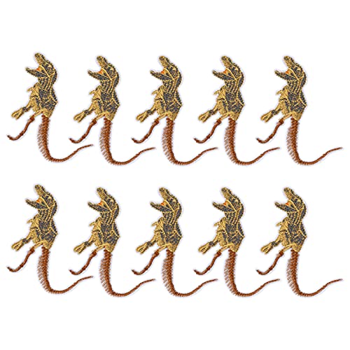 Adfaga Stoffflecken Tiersticke Applikat Nähen Sie DIY Craft Kit für Kinderkleidung Reparatur Dekoration 10pcs hochwertiger Stoff Waschbar wiederverwendbar von Adfaga