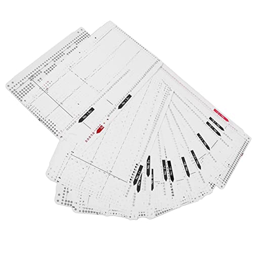 Adfaga Strick maschine Flower Punch Cards Set Profession elles Design Weiche Haltbare Hohe Genauigkeit Nr. 1 20 Muster Kunststoff zubehör für KH860 KH868 KH891 KH892 KH893 Strick von Adfaga