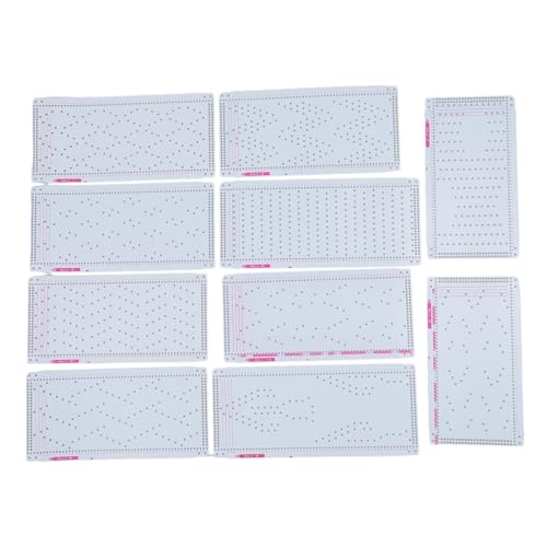 Adfaga Strickmaschine Punch Card Profession elle Kunststoff Stricken Blumen karte Set von 10 Mustern für Silber Reed Strickmaschine Multifunktional Haltbar Einfach zu bedienen Adfaga Strickmaschine Punch Card Profession elle Kunststoff Stricken Blumen karte Set von 10 Mustern für Silber Reed Strickmaschine Multifunktional Haltbar Einfach zu bedienen von Adfaga