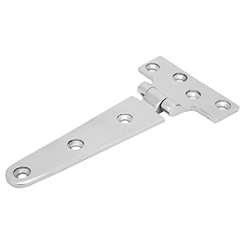Adfaga T-förmige Türscharniere aus Edelstahl, robuste, rostbeständige Scharniere in Marinequalität für Boote, Yachten, Kajaks, Ersatzbeschläge (76 * 152 mm) von Adfaga