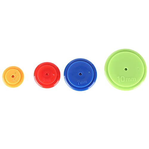 Adfaga Verfolgung von n Nähmarkierungen 4PCs Bunte Plastik -Runde Naht -Zulassungsmarker Set für Quilting Space Stitching Craft DIY -Enthusiasten und Profis von Adfaga