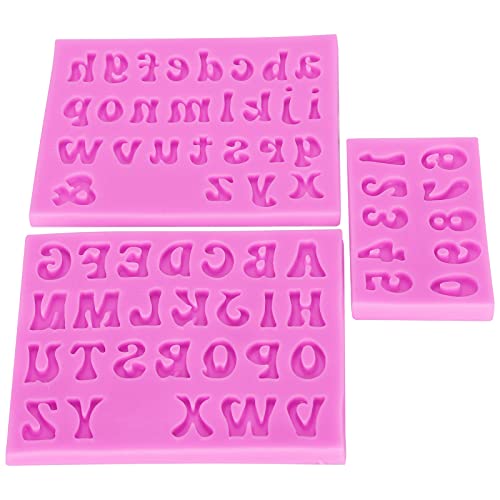 Adfaga alphanumerische Silikonformen Set Großbuchstaben Kleinbuchstaben Zahlen Kuchen Schokolade Kerze DIY Formen für Backdekoration basteln Projekte Rosa 3 Stücke Adfaga alphanumerische Silikonformen Set Großbuchstaben Kleinbuchstaben Zahlen Kuchen Schokolade Kerze DIY Formen für Backdekoration basteln Projekte Rosa 3 Stücke von Adfaga