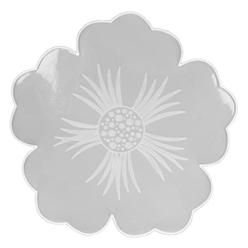 Adfaga wiederverwendbares Silikonform -DIY Blumen Coaster -Tablett für Kunsthandwerks -Home -Dekoration Elastische Kristallkleberformen für Erwachsene und 13,8 x 0,35 Zoll von Adfaga