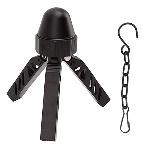 Aluminiumlegierung Camping -Stativ -Zelt -Stützpol Stall einstellbar Ein Rahmendesign für Outdoor -Pyramidenzelte schwarz 138 mm leichtes Leichtweig von Adfaga