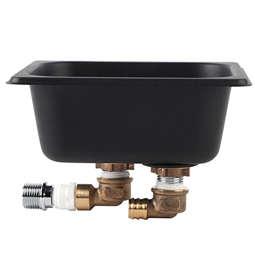 Automatischer Cup Waschmaschine Edelstahl -Commer -Cup -Rinserreiniger für Bars Restaurants Mattschwarz eingebettete Installation G1/2 Zoll Wassereinlass von Adfaga