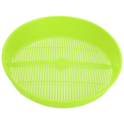 Beerenreinigungsschale Große Plastikfrucht Waschkorb Sieb Sieb für Blaubeeren Gemüse Küchengarten haltbares PP -Material 360 mm breit 185 g Leichtes Gewicht von Adfaga