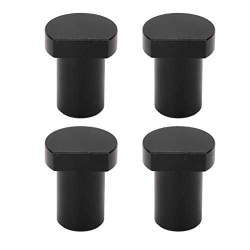 Bench Dogs Workbench Pegs 4pcs Aluminiumlegierung Hochstärke Holzbearbeitung Desktop Stop Tenon für Holzbearbeitungsprojekte 19mm Durchmesser (Schwarz) von Adfaga