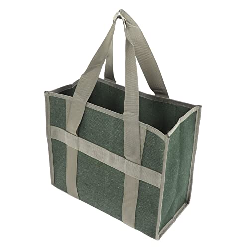 Breite Mundwerkzeugbeutel OD Grüne Leinwand große Kapazitätsnutzungsfest -Werkzeugspeicher für Elektriker Carpenters Mechanik (084#-4) von Adfaga