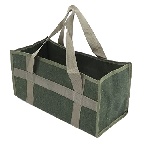 Breite Mundwerkzeugbeutel OD Grüne Leinwand große Kapazitätsnutzungsfest -Werkzeugspeicher für Elektriker Carpenters Mechanik (084#-5) von Adfaga