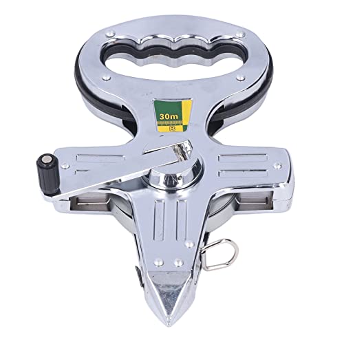 Edelstahl-Messband 30m Hoch leistungs fähige tragbare handbetrieb Vermessungs-Lineal mit Boden-Spike für Bau-Zimmerei-Landschafts-Projekte langlebiges genaues Messwerk zeug Edelstahl-Messband 30m Hoch leistungs fähige tragbare handbetrieb Vermessungs-Lineal mit Boden-Spike für Bau-Zimmerei-Landschafts-Projekte langlebiges genaues Messwerk zeug von Adfaga