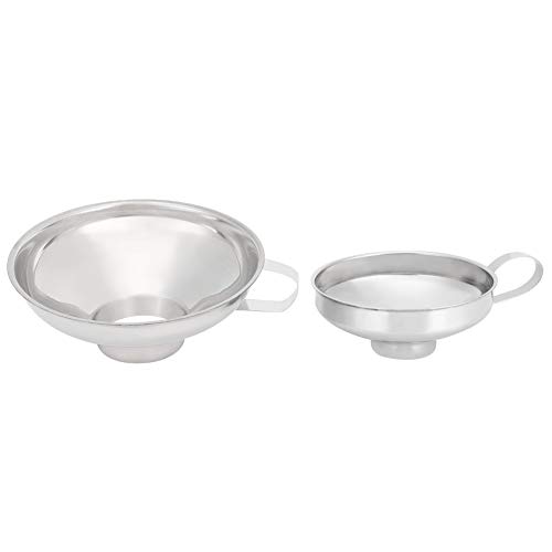 Edelstahl Wide Mund Trichter Tasse Langlebige Küche zum Konserieren und Abfüllen großer körniger Lebensmittelmaterial 2PCS Set Spiegel poliert leicht zu reinigen Edelstahl Wide Mund Trichter Tasse Langlebige Küche zum Konserieren und Abfüllen großer körniger Lebensmittelmaterial 2PCS Set Spiegel poliert leicht zu reinigen von Adfaga