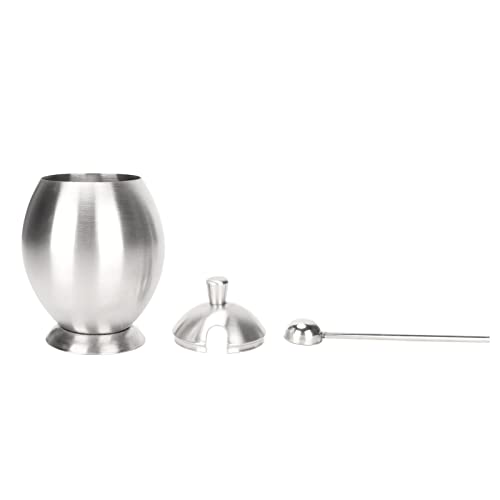 Eiförmige Gewürz behälter Edelstahl breiter Mund Ovales Gewürz glas mit Löffel für Küche Restaurant Zuckersalz Lagerung langlebiges modernes Design Eiförmige Gewürz behälter Edelstahl breiter Mund Ovales Gewürz glas mit Löffel für Küche Restaurant Zuckersalz Lagerung langlebiges modernes Design von Adfaga