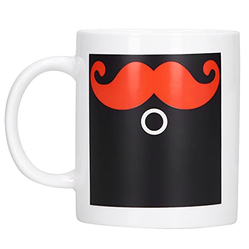 Farbwechselnde Kaffeetasse Wärmeinduktion Keramikbecher mit hitzempfindlichem Design handgemalte Kunstwerke für Büroheim 330 ml Kapazität von Adfaga