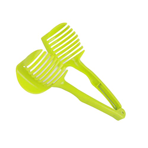 Food Slicing Assistant Handheld Zwiebelhalter Kartoffel Tomaten Gemüse Obst Obst Mehrzweckküchen -Gadget für ein sicheres effizientes Schneiden aus ABS Green 18,5 x 8 cm Food Slicing Assistant Handheld Zwiebelhalter Kartoffel Tomaten Gemüse Obst Obst Mehrzweckküchen -Gadget für ein sicheres effizientes Schneiden aus ABS Green 18,5 x 8 cm von Adfaga