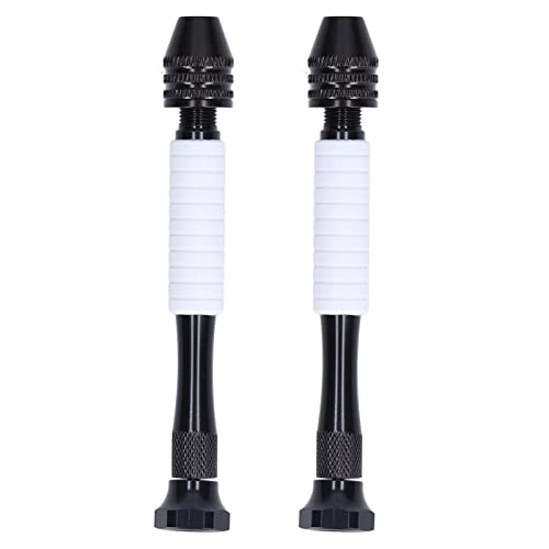 Hand Drehbohrer Chuck Verstellbarer Stiftbehälter Handheld Drehwerkzeug mit Nicht -Schlupf -Griff zum manuellen Stanzen und Schneiden von Edelstahl -Gummi -Material 0,3 3,2 mm Hand Drehbohrer Chuck Verstellbarer Stiftbehälter Handheld Drehwerkzeug mit Nicht -Schlupf -Griff zum manuellen Stanzen und Schneiden von Edelstahl -Gummi -Material 0,3 3,2 mm von Adfaga