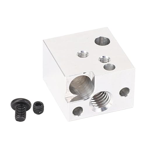 Heißendheizungsblock hoher temperaturresistenter kupfergekühlter Legierungslegierer 3D -Drucker Hotend Extruder Heizungsblock für Drucker Ersatzteil der SV07 -Serie Langlebige von Adfaga