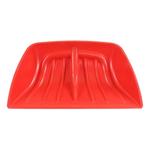 Hochleistungs -Plastikschaufel große Kapazität PP Material Schneeschaufel Garten Werkzeug Konstruktion sauberer Schaufel für Kiesboden Blätter Schnee Entfernung Auffahrt Trümmer (Rot) von Adfaga