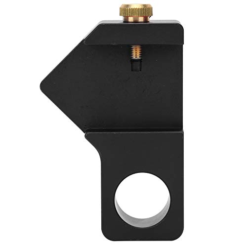 Holzbearbeitung Lineal Positionierung des Einbaus Scribing Locator General Purpor Limper Fixing Block Aluminium -Legierungsinstrument für Tischler und DIY -Enthusiasten (Schwarz) von Adfaga