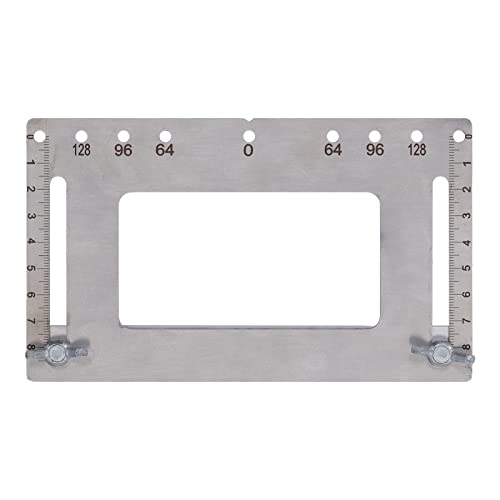 Kabinett Hardware Jig Edelstahl Verstellbarer Möbelgriff Punch -Locator mit Skala -Board für Kleiderschrank -Türschrank -Installationstool Silber Kabinett Hardware Jig Edelstahl Verstellbarer Möbelgriff Punch -Locator mit Skala -Board für Kleiderschrank -Türschrank -Installationstool Silber von Adfaga