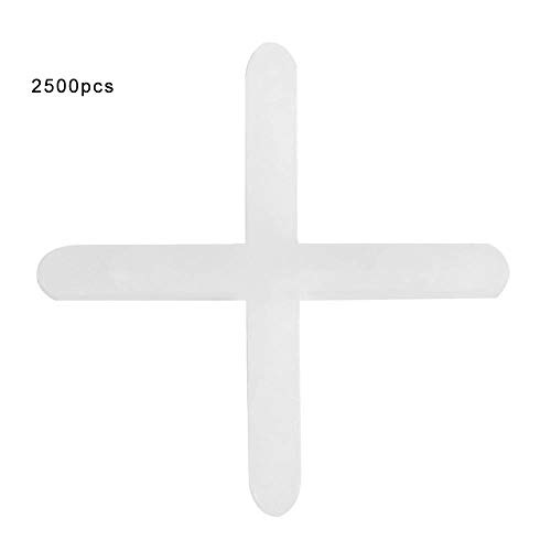 Keramikfliesen -Abstandshalter 2500pcs Professionelle Fliesen -Leveling -System wiederverwendbare Plastikabstandshalter 1 mm 1,5 mm für die Installation des Wandbodens für (1,5 mm) von Adfaga