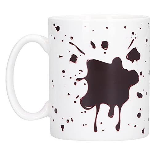 Palmmuster Kaffeetasse Wärme Induktion Farbwechsel Tasse Keramik Hand bemalt einzigartiges Design für Home Office Hochzeit 300 ml Palmmuster Kaffeetasse Wärme Induktion Farbwechsel Tasse Keramik Hand bemalt einzigartiges Design für Home Office Hochzeit 300 ml von Adfaga