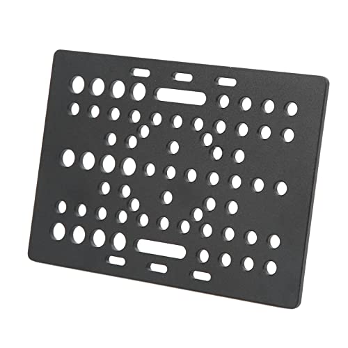 Portalplatte Aluminium Hochfest Universal Guide Board Black Anodized CNC Fräsmaschine Teil für 3D -Drucker -Linearschienensystem DIY -Projekt (Bretter) von Adfaga