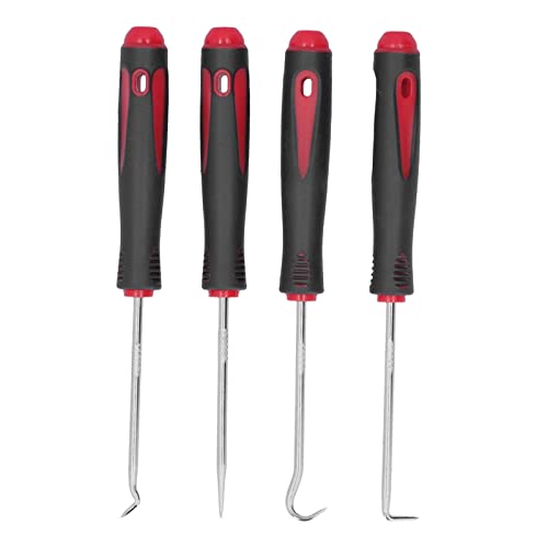 Professionelle Pick -and -Haken -Set Hochleistungsschlauchentfernung Puller -Werkzeugkit für Automobilmechaniker Elektronische Reparatur Chrom Vanadium Stahl 4 -Stück -Set mit von Adfaga