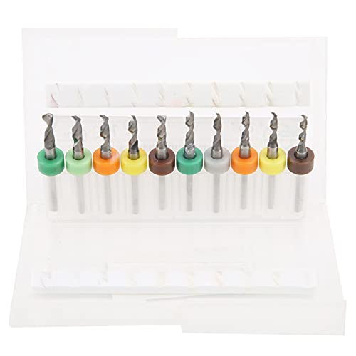 Professionelle Wolfram -Stahl -Mikro -Drehbohrer -Bits Set von 10 Präzisions -Leiterplatten -Bohrern für Leiterplattenreparaturstecker CNC -Maschine hohe Genauigkeit Bohrwerkzeuge Professionelle Wolfram -Stahl -Mikro -Drehbohrer -Bits Set von 10 Präzisions -Leiterplatten -Bohrern für Leiterplattenreparaturstecker CNC -Maschine hohe Genauigkeit Bohrwerkzeuge von Adfaga