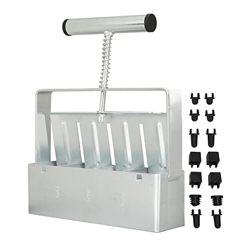 Professionelles Bodenblockierwerkzeug Hochleistungsverzerrte Stahlblocker Set mit ergonomischem Griff für Sämlinge Stecklinge Gartenhaus Treibhausanpflanzung 24x19.5X5,2 cm Professionelles Bodenblockierwerkzeug Hochleistungsverzerrte Stahlblocker Set mit ergonomischem Griff für Sämlinge Stecklinge Gartenhaus Treibhausanpflanzung 24x19.5X5,2 cm von Adfaga