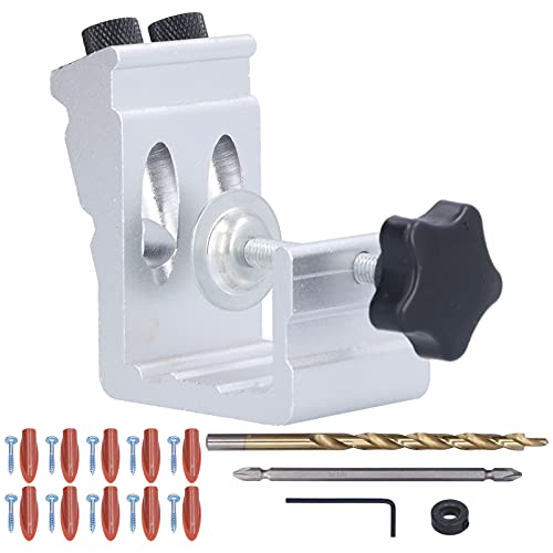 Professionelles Holzbearbeitung LOOCator Einstellbarer Schrägloch -Positionierer -Werkzeug -Kit mit Drehbohrern für Schrankmöbel Schubladen DIY -Projekte Aluminiumlegierung Professionelles Holzbearbeitung LOOCator Einstellbarer Schrägloch -Positionierer -Werkzeug -Kit mit Drehbohrern für Schrankmöbel Schubladen DIY -Projekte Aluminiumlegierung von Adfaga