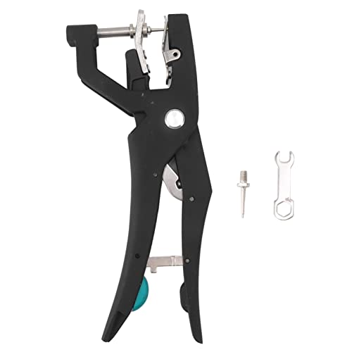 Professionelles Viehohr -Ohr -Tag Applikator Hochleistungslegierter Stahl Automatische Abprallerhydraulikohr -Tag -Zange für Rinder Schafschweine Ziegen Ziegen Bauernausrüstung von Adfaga