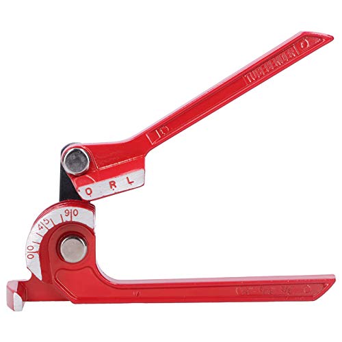 Rohr Bender Manual Rohrbiegungstool 3 in 1 90 Grad Industrieversorgungen CT 368 Kompakter ergonomischer Griff für Kupferaluminiumrohre 1/4in 5/16in 3/8 -Zoll -Aluminiumlegierung von Adfaga
