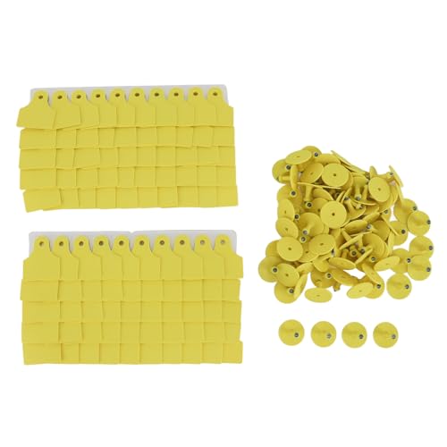 Schweinohr -Tags Selbstkennzeichnung TPU Vieh -Identifikationsmarker für Tiermanagement Schafziegenzucht 100 Stück Set Set Set Schweinohr -Tags Selbstkennzeichnung TPU Vieh -Identifikationsmarker für Tiermanagement Schafziegenzucht 100 Stück Set Set Set von Adfaga