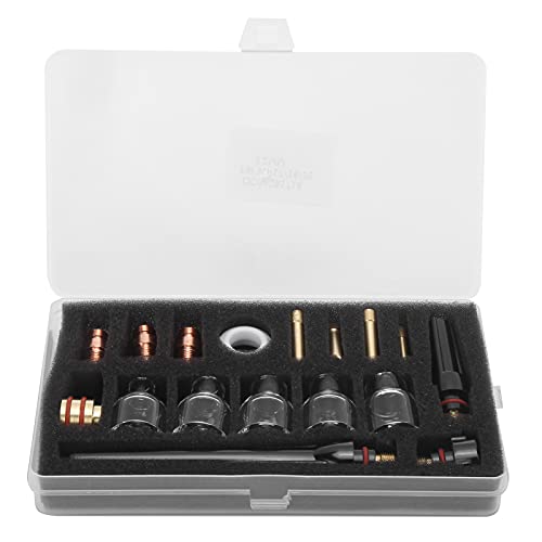 Schweiß brenner Zubehör Kit Premium Glas Düse Messing Wolfram Klemme Set Komplett Ersatzteile für WP17 WP18 WP26 Argon Schweiß brenner Reparatur Wartung Schweiß brenner Zubehör Kit Premium Glas Düse Messing Wolfram Klemme Set Komplett Ersatzteile für WP17 WP18 WP26 Argon Schweiß brenner Reparatur Wartung von Adfaga