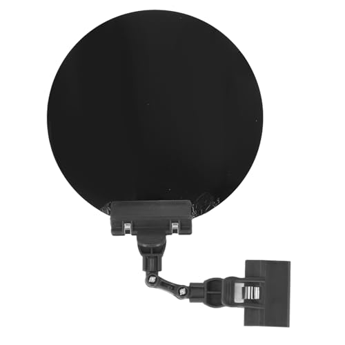 Schweißen Blackout Panel automatische Verdunkelung verstellbarer Clip auf der leichten Blockierungsplatte für Argon -Lichtbogenschweißprojekte runde Form 18 cm Flammhemmung (Schwarz) von Adfaga