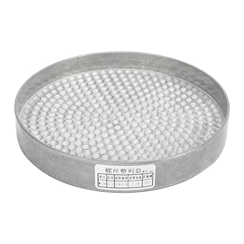 Slotted Screw Tablett Organizer 397 Löcher Zink -Legierungs -Werkzeug -Lagerhalter großer Kapazität Langlebiger Befestigungsorganisator für Workshop Garage DIY -Enthusiasten (M12A) von Adfaga