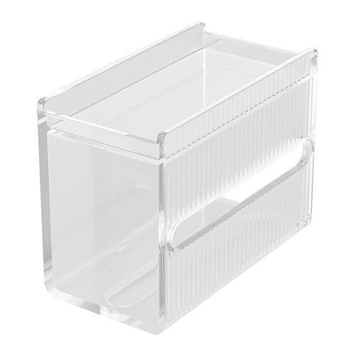 Tissue -Box -Abdeckungswandmontage Multifunktionaler Papierhalterspender für Badezimmertoilettenbüro Acrylmaterial 13,5 x 10,5 x 17,5 cm Tissue -Box -Abdeckungswandmontage Multifunktionaler Papierhalterspender für Badezimmertoilettenbüro Acrylmaterial 13,5 x 10,5 x 17,5 cm von Adfaga