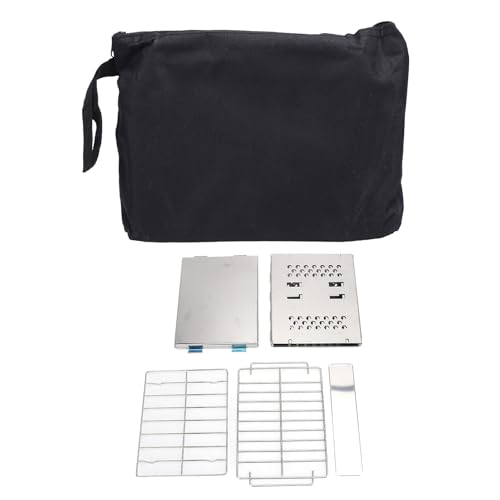 Tragbarer Holzkohle grill faltbar Edelstahl Camping herd Windschutz scheibe für Outdoor BBQ Picknick Wandern leicht kompakt langlebig hoch temperatur beständig leicht zu reinigen Tragbarer Holzkohle grill faltbar Edelstahl Camping herd Windschutz scheibe für Outdoor BBQ Picknick Wandern leicht kompakt langlebig hoch temperatur beständig leicht zu reinigen von Adfaga