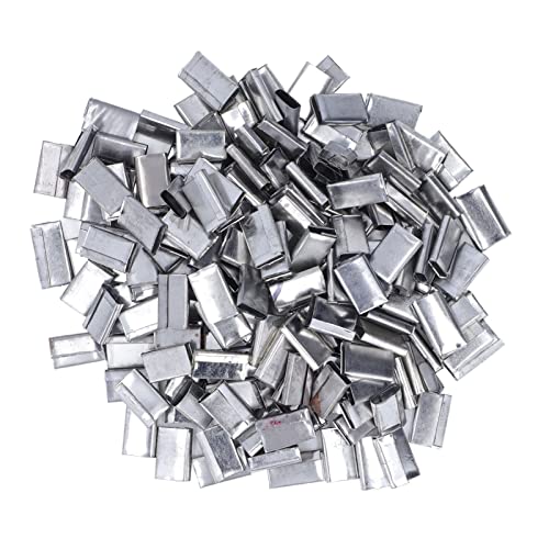 Verpackungsschnalldichtungen Eisenblech schweren Rackelclips Sicherungsschnallen für PP -Verpackungsgürtel 12 16 mm 1 kg 260pcs Industriefestigkeit Verpackungsschnalldichtungen Eisenblech schweren Rackelclips Sicherungsschnallen für PP -Verpackungsgürtel 12 16 mm 1 kg 260pcs Industriefestigkeit von Adfaga
