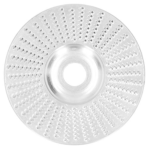 Wolframkarbidformungsscheibe Hocheffizienz Holzschleiftscheibe für Winkelschleife Schnelles Material Entfernen haltbarer Schleifrad für Holzbearbeitung und DIY -Projekte Silber von Adfaga