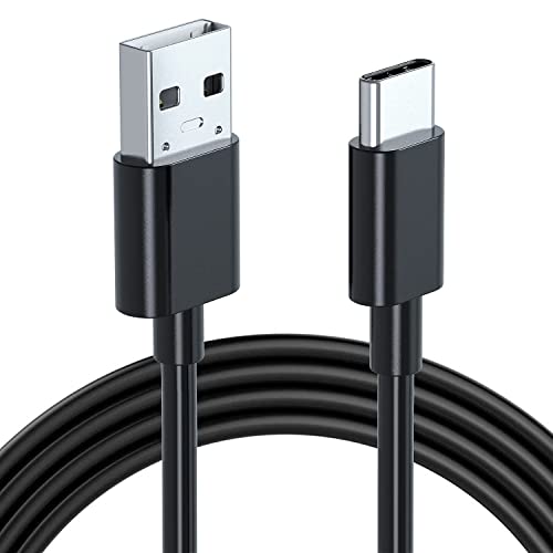 Adhiper USB Kabel Typ CT-Übertragung und Ladekabel Netzteil Ladekabel für Samsung Galaxy Tab A7 Serie/Galaxy Tab S7 Serie/Galaxy Galaxy Tab S6 Serie Tablet (200cm Schwarz) von Adhiper