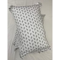 Elefant Print Bettbezug Set Baumwolle Bettbezug/3stk Hathi von AdhiraLinen