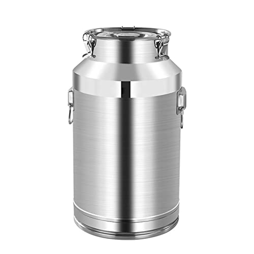 201 Edelstahl Milchkanne 5-88L Milchtransporteimer Weinkübel Flasche Mit Versiegeltem Deckel, Luftdichte Teedose Ölfass Tragekrug Für Flüssigkeit Fester Speicher,42L 201 Edelstahl Milchkanne 5-88L Milchtransporteimer Weinkübel Flasche Mit Versiegeltem Deckel, Luftdichte Teedose Ölfass Tragekrug Für Flüssigkeit Fester Speicher,42L von Adima