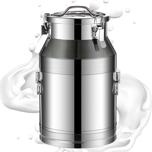 Adima 201 Milch Transportkanne Mit DREI Verschlussclips Und Silikondichtung Milchkanne Mit Versiegeltem Deckel Und Einfachem Handgriff praktisch für den Transport,35L Adima 201 Milch Transportkanne Mit DREI Verschlussclips Und Silikondichtung Milchkanne Mit Versiegeltem Deckel Und Einfachem Handgriff praktisch für den Transport,35L von Adima