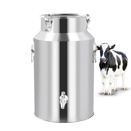 Adima 201 Milchtransportfässer mit Wasserhahn Und Versiegelter Deckel Milchkanne Mit Versiegeltem Deckel Und Einfachem Handgriff 5L/9L/14L/18L,9L Adima 201 Milchtransportfässer mit Wasserhahn Und Versiegelter Deckel Milchkanne Mit Versiegeltem Deckel Und Einfachem Handgriff 5L/9L/14L/18L,9L von Adima